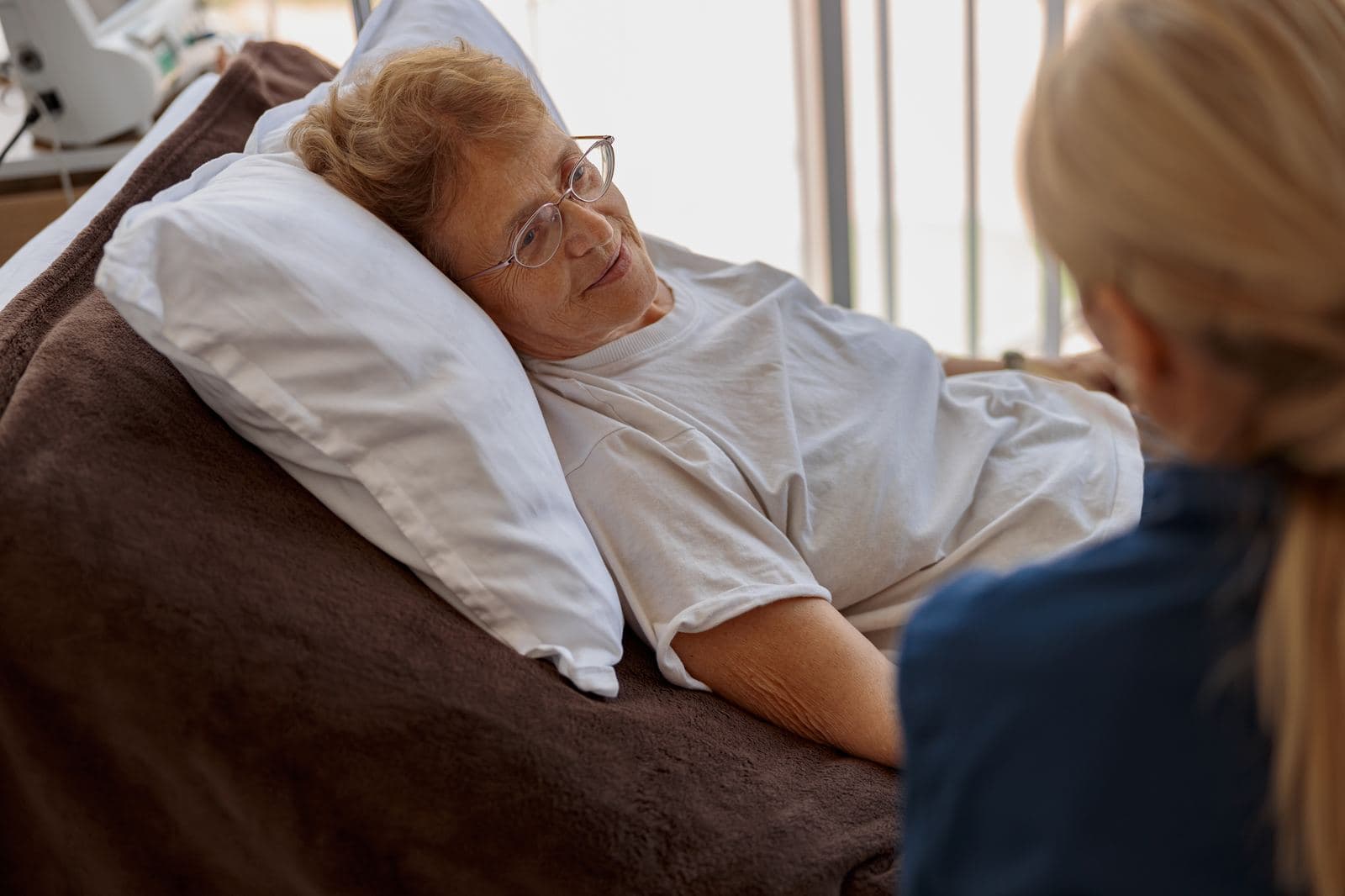 ACHPN Review Course and Question Bank – Certification Exam Preparation Hospice and Palliative Care clinician supporting a patient before a medical procedure during ACHPN certification exam preparation